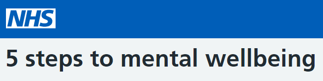 Imagen Five steps to mental wellbeing