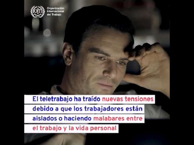 Imagen Guía OIT Riesgos Psicosociales COVID