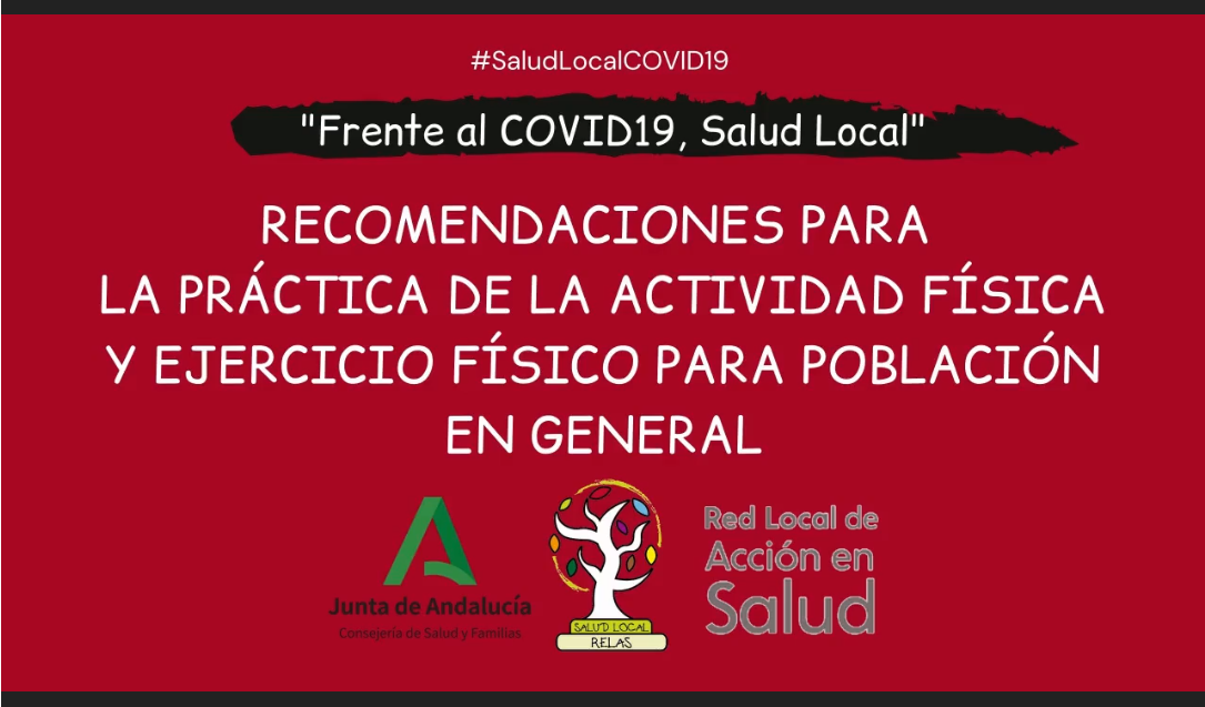 Portada vídeo actividad física COVID19 RELAS