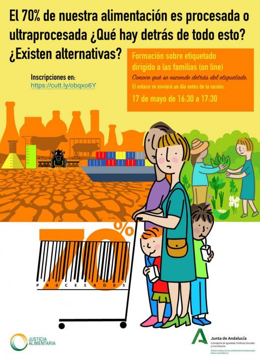 Cartel formación online Justicia Alimentaria