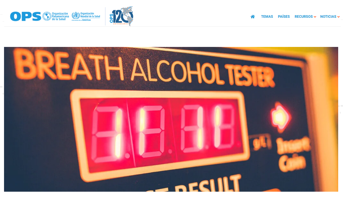 Información alcohol OPS/OMS