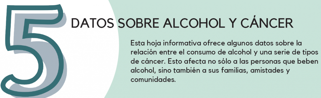 Infografia alcohol y cancer Ministerio