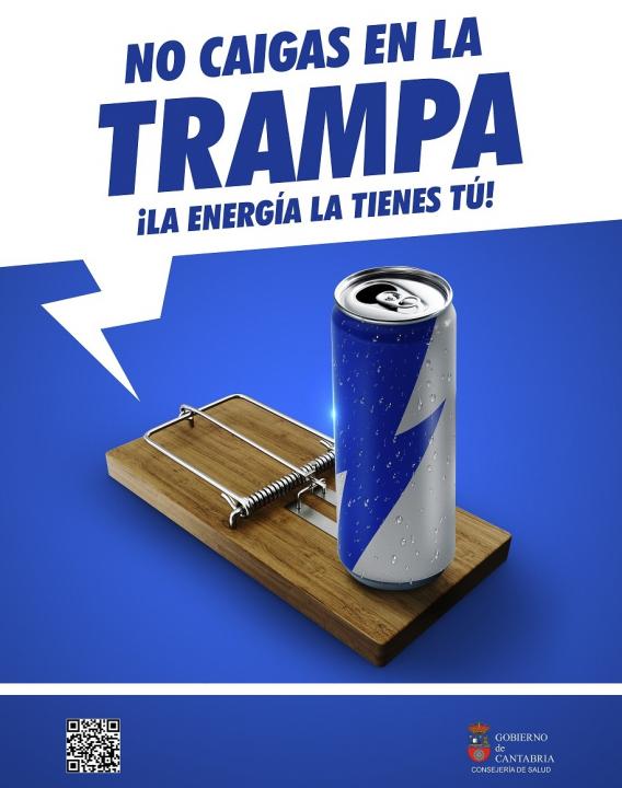 Imagen campaña No Caigas en la Trampa. La energía la tienes tú