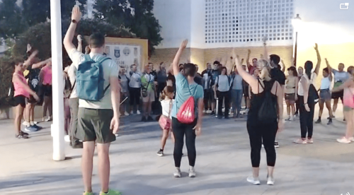 Noticia marcha nocturna Pilas