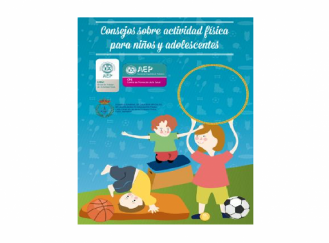 Foto Infografía AEP ejercicio físico niños y adolescentes
