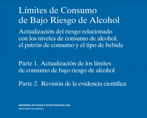 Documento sobre límites al consumo de alcohol