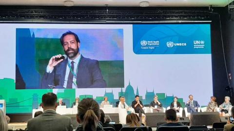 Imagen Conferencia Ministerial OMS Director Gral