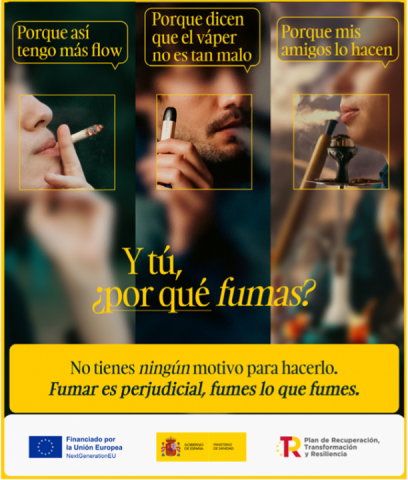 Imagen campaña tabaco Ministerio 2023 