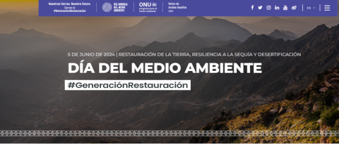 Imagen Dia Mundial del Medio Ambiente 2024 ONU 