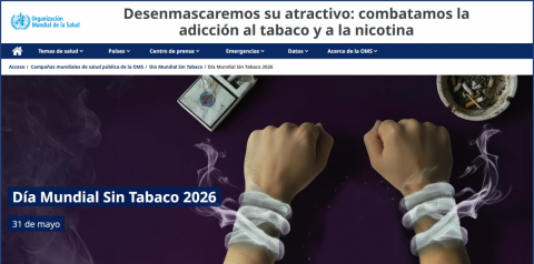 Día Mundial sin Tabaco 2026
