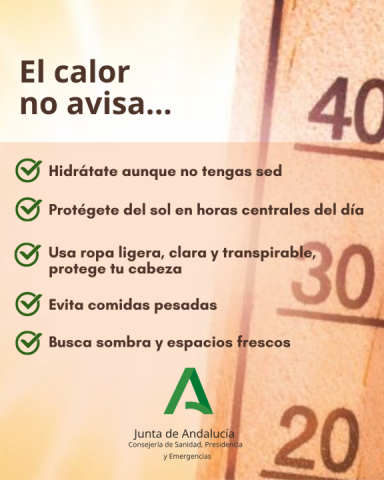 Imagen noticia Protocolo Altas temperaturas